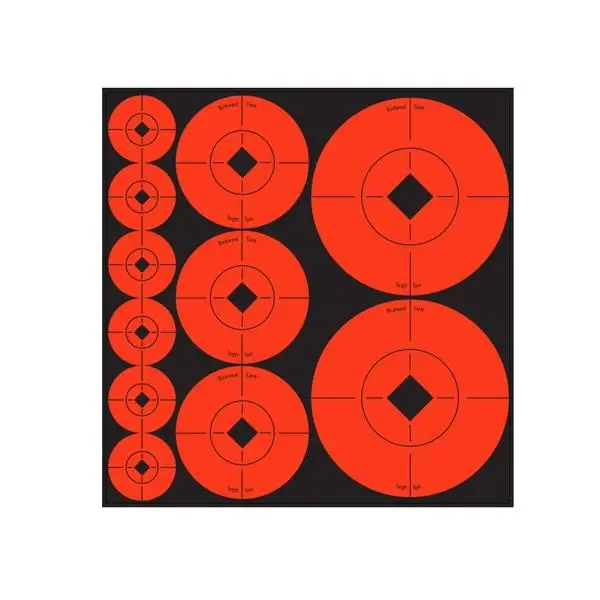 Target Spot Assortment - 1, 2, And 3 Inch Radiant Red Targets
