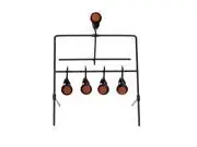 15285 Metal Re-setting Target For Rimfire And Air Guns - Black