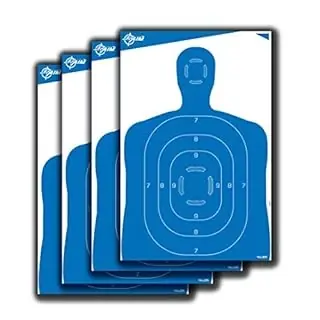 118622 23 X 35 In. Ez Aim Paper Silhouette Target, Pack Of 4