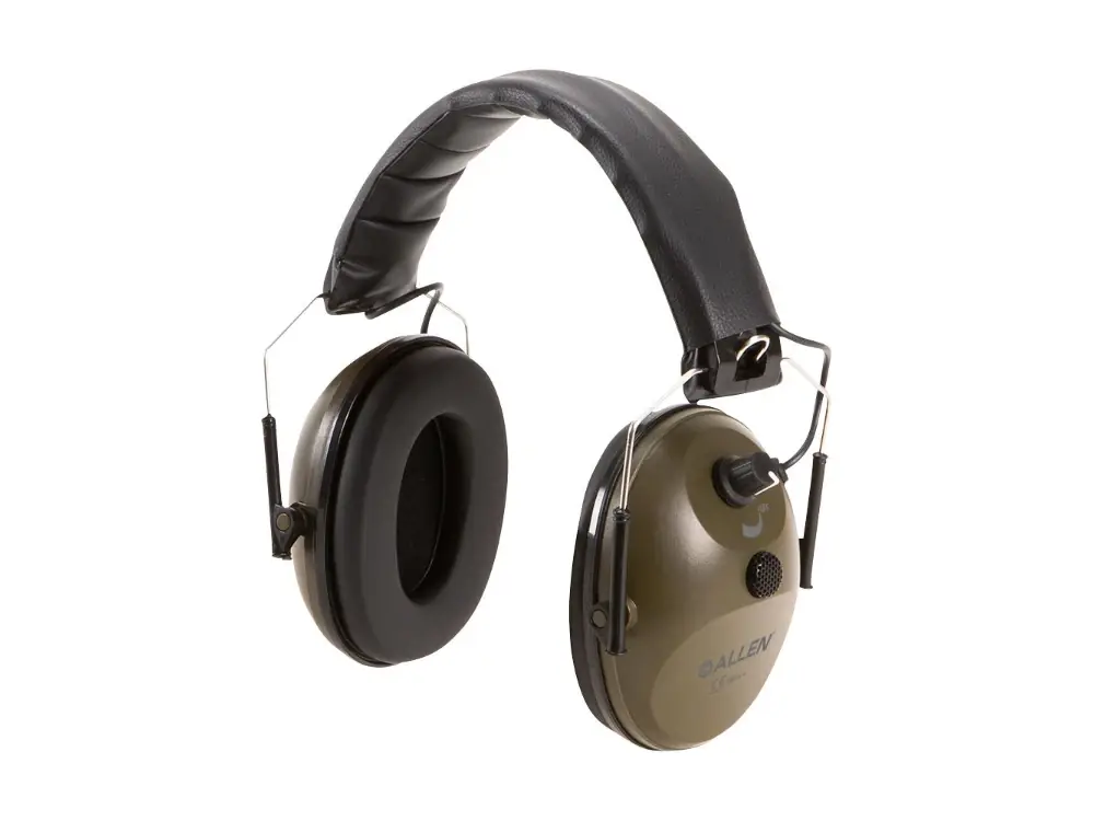 Microphone & Earmuffs Hearing Protection, Olive