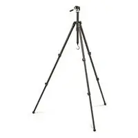 High Country Ii Aluminum Tripod And Pan Head Kit - Black