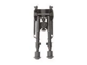 Bozeman Adjustable Bipod 2207, Black Finish, Sling Swivel Mount, 6‘-9‘ Height Adjustable