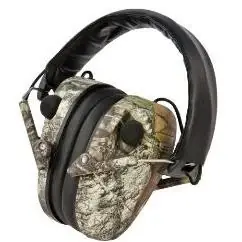E-max Low Profile Electronic Hearing Protection - Mossy Oak Break Up Camo