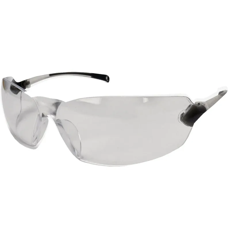 Overlook Gray Frame Shooting Glasses With Clear Lenses, Model Ov6-10cs