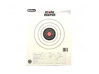 Champion Traps & Targets 45724 Orange Bullseye 50 Ft. Pistol Slow Fire Targets