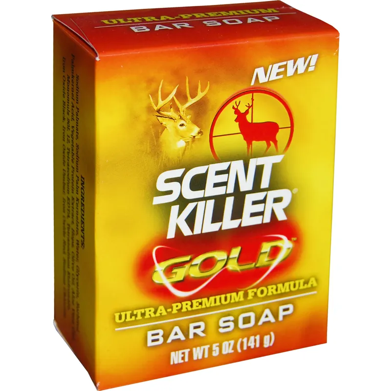4.5 Oz Scent Killer Gold Bar Soap For Effective Odor Elimination