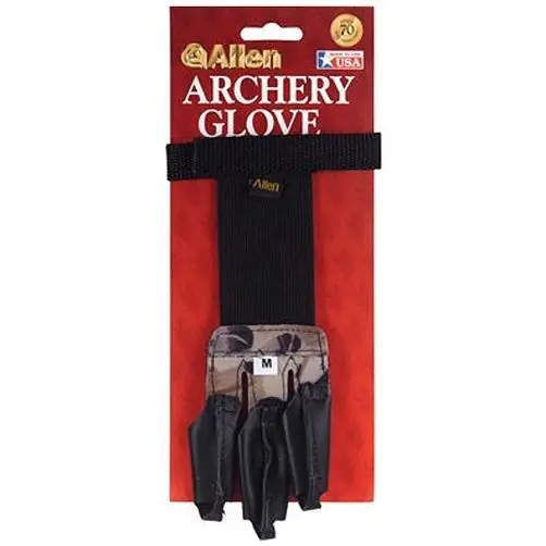 Super Comfort Saddlecloth 3 Finger Archery Glove - Large Size