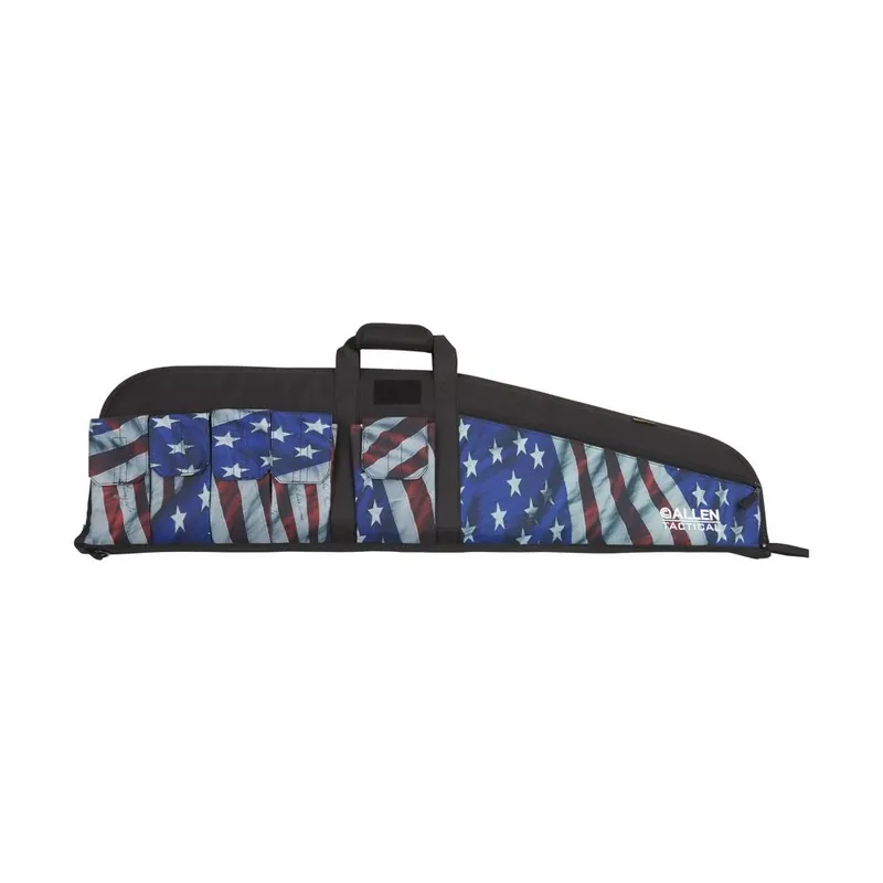 42 Inch Victory Tactical Rifle Case With American Flag Finish And Lockable Design