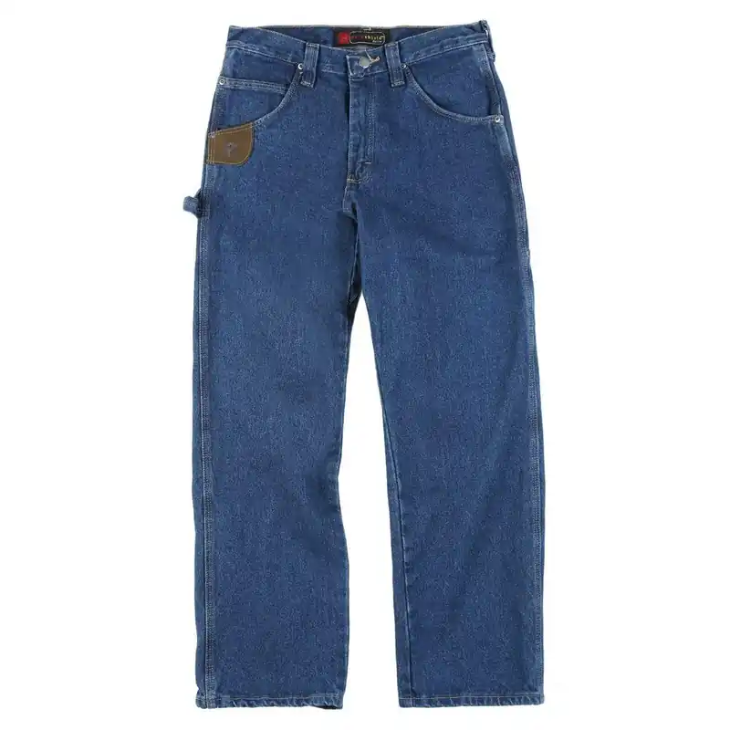 Men‘s Wrangler Riggs Relaxed Fit Carpenter Jean, Size 36 X 32, Antique Indigo