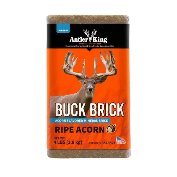 4 Lb Ripe Acorn Buck Brick For Attracting Deer
