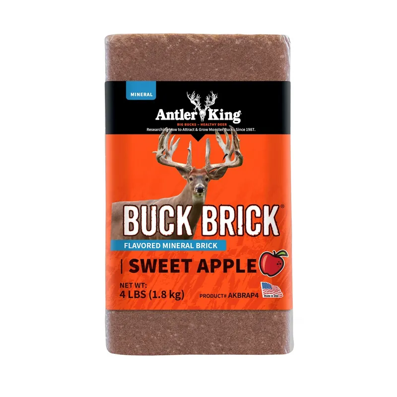 4 Pound Sweet Apple Buck Brick Wildlife Attractant