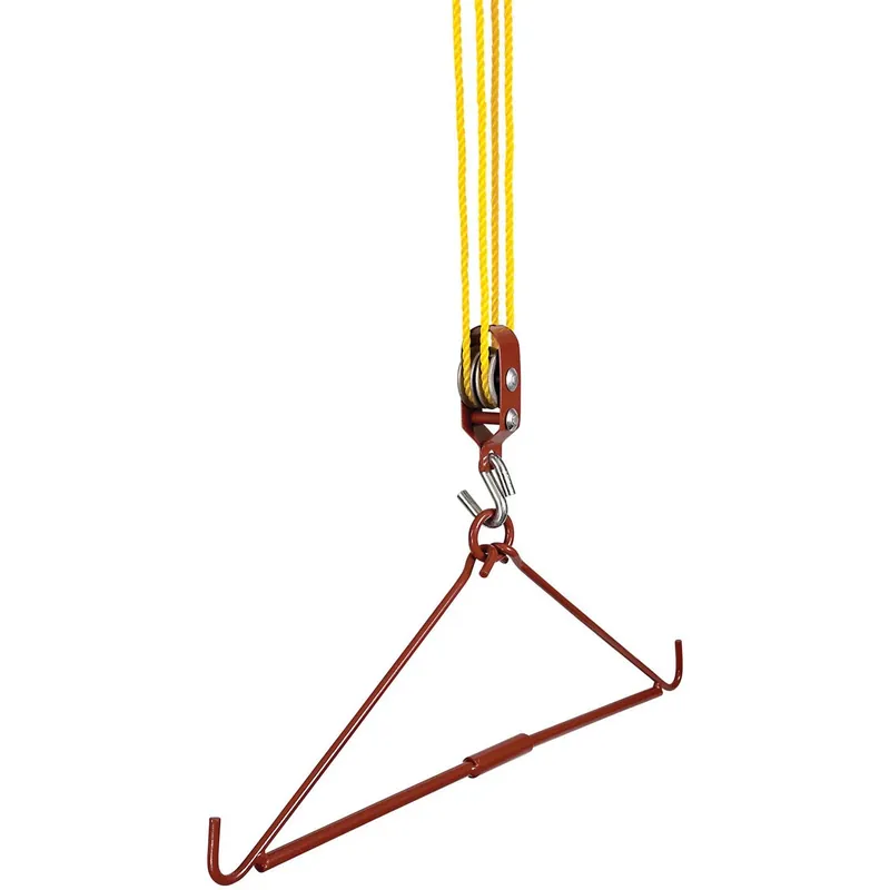 Heavy Duty Folding Gambrel & Hoist Kit 440 Lb Load Capacity Model 181