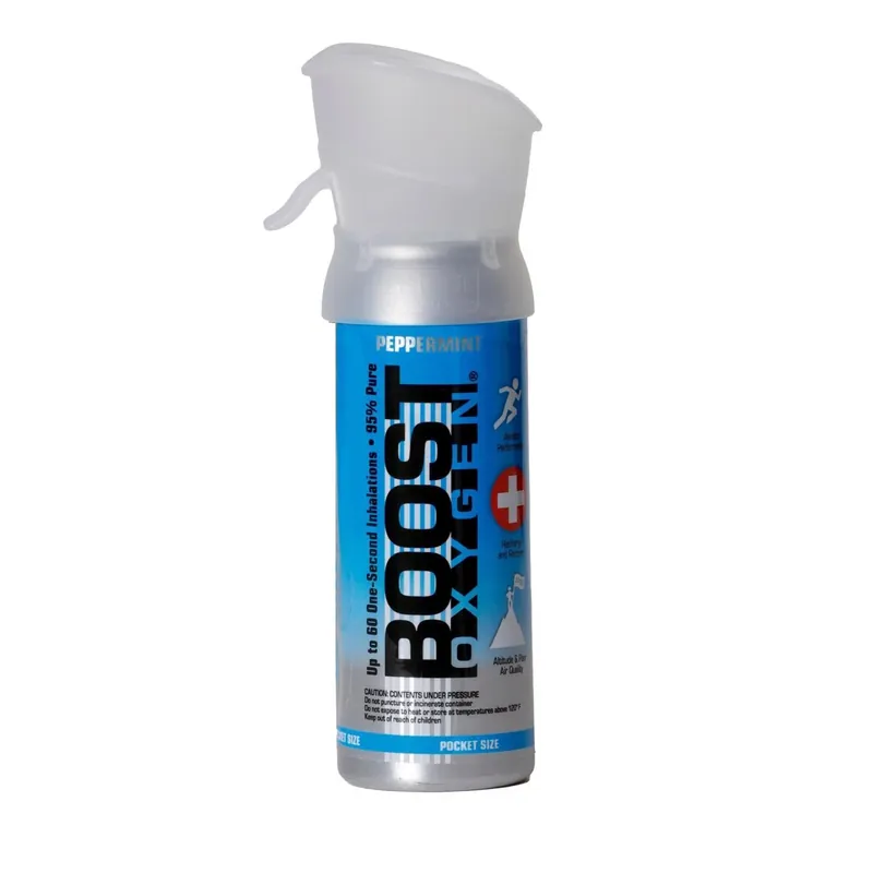 Boost Oxygen Portable Peppermint 95% Pure Supplemental Oxygen 3 L