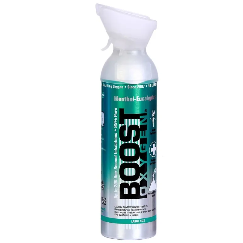 Boost Oxygen Portable 95% Pure Supplemental Oxygen 10 Liter Canister