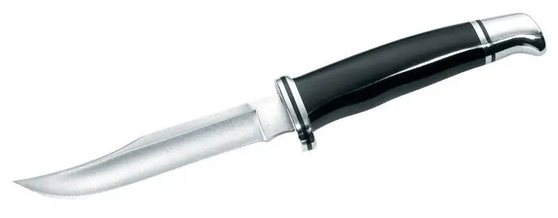 Woodsman Fixed Blade Hunting Knife 7.75 In. Black 420 Steel Model 2628