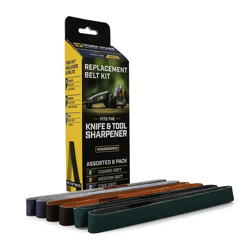 Outdoor 12 In. 31 L X 0.5 In. 31 W Aluminum Oxide Abrasive Belt 220 Grit Assorted 6 Pc