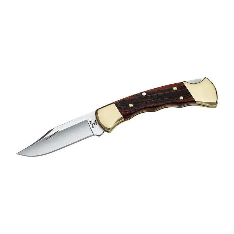 Ranger Lockback Folding Knife With Natural Woodgrain Handle, Model 2632