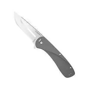 Razorsafe Vx130a‑c 3‑inch Stainless Steel Edc Folding Knife – Gray Anodized Handle