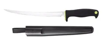 1259x 9 Inch Black Fillet Knife With Sheath - Perfect For Fishing