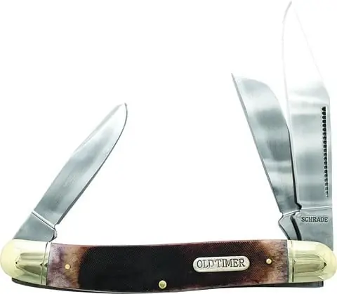 858otbcp Genuine Bone Lumberjack Folding Pocket Knife - 4.5 Inch