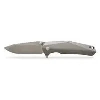 Sch306 Frame Lock Folding Knife With Satin Finish Blade And Aluminum Handle