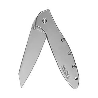 Kershaw 1660r Ken Onion 3 In. Leek Assisted Flipper Knife, Bead Blast Finish