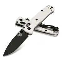 533bk-1 Mini Bugout Folding Knife, White - Compact And Lightweight Design