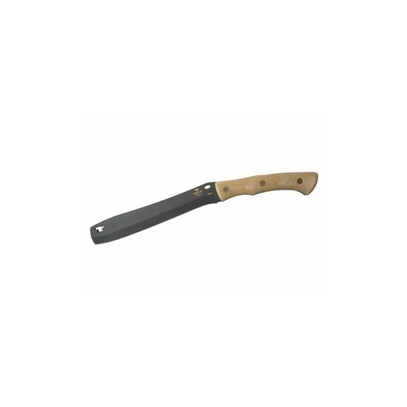 108 Compadre Chopping Froe Fixed Blade Knife 9.5" Cerakote Cobalt With Sheath