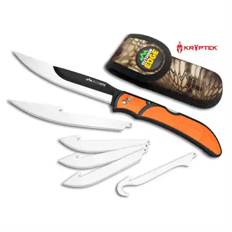 Razorbone Replacement Blade Boning Knife Set With 6 Blades - Orange
