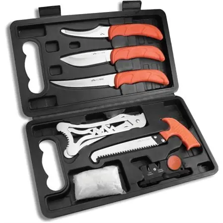 Jp8 Jaeger Pak 8 Piece Butcher Processing Set With Hard Case