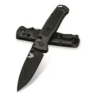 535bk-2 Bugout Black Folding Knife With Axis Lock Mechanism