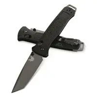 537gy Bailout Tanto Folding Knife, Black Handle, Lightweight Design