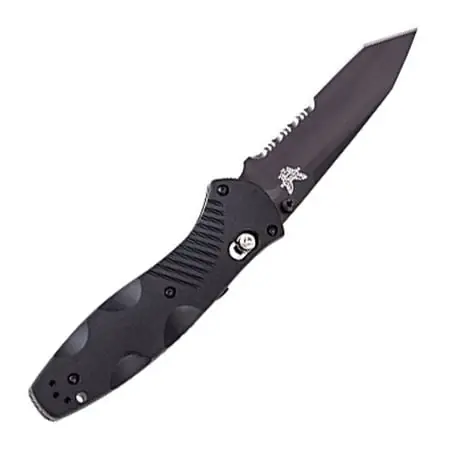 Barrage 583sbk Folding Knife With Combo Edge And Tanto Blade