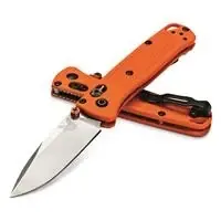 Mini Bugout Folding Knife 533 - Orange Drop Point Blade