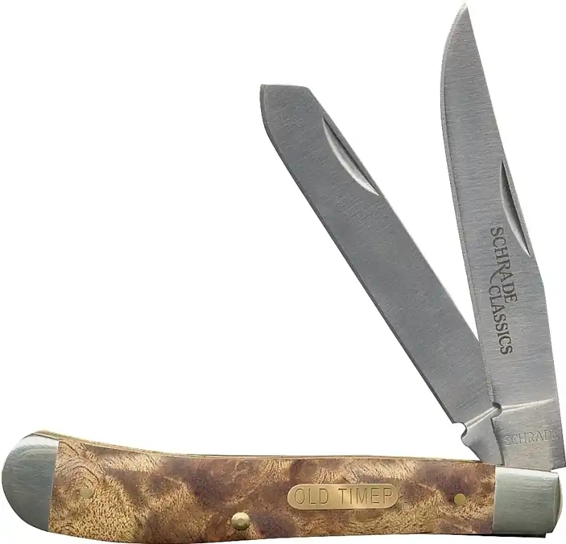 94otw Folding Pocket Knife, 3 In Blade, 2-blade Design, High Carbon Steel