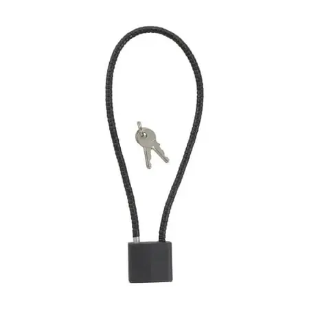 15-inch Black Cable Lock By Allen Cases For Security And Safety