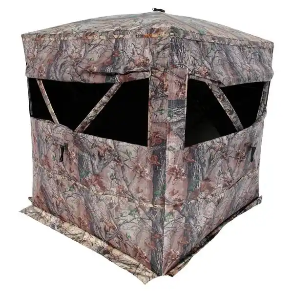 Prevue 3 Person Ground Blind - Durable And Spacious Hunting Shelter