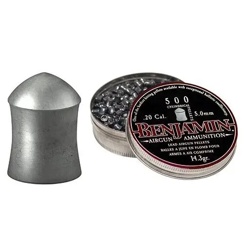 Benjamin Sheridan P50 Pellets 20pel Cylindrical Tin 500 & Tin