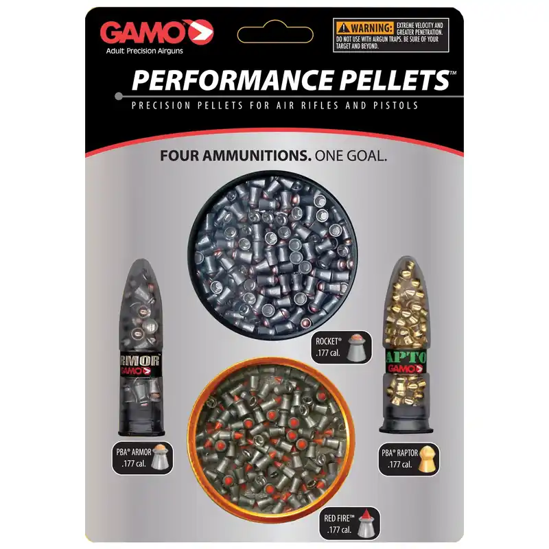 Gamo Ga-632092854 Gamo Performance .177 Cal Combo Pack 390ct