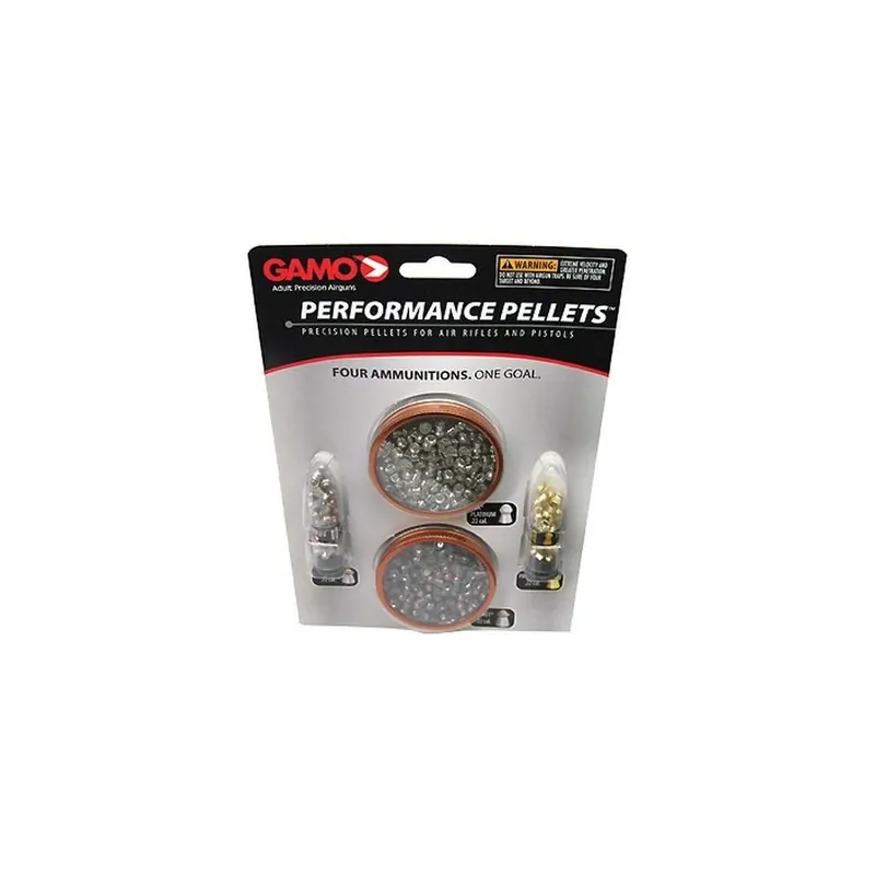 Performance Pellets .22 Caliber Combo Pack - 225 Count With 4 Varieties