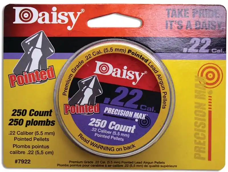 Daisy Precision Max .22 Cal, 14.0 Grains, Pointed, 250ct 0.22