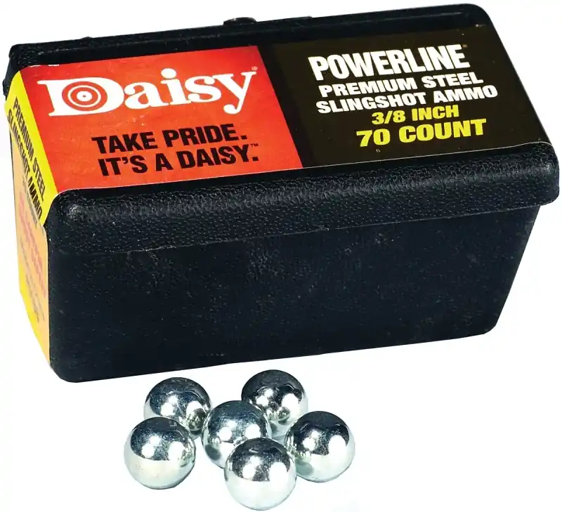 3/8in Steel Slingshot Ammo By Daisy Mfg Co (pack Of 6)