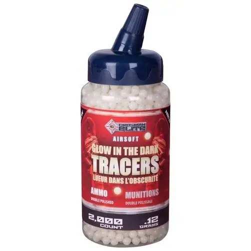 Crosman 6mm Plastic Airsoft Bbs, 0.12g, 2,000 Rds, Glow In The Dark 6mm