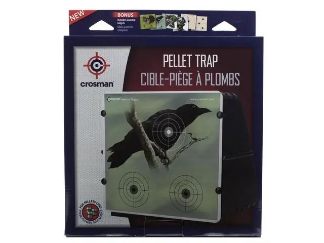 Crosman 0853 Collapsible Pellet Trap With 12 Paper Targets For Easy Storage
