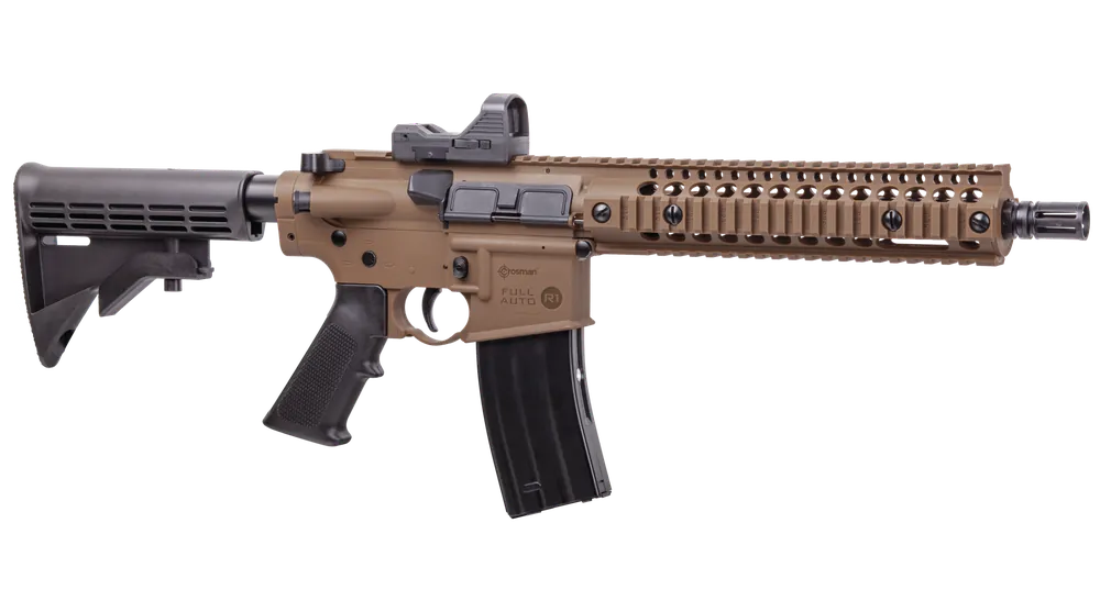 R1 Full Auto Bb Air Rifle With Red Dot Sight 0.177 Caliber