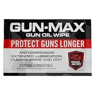 Real Avid Avgmw25 Gun-max Oil Pack Of 25 Individually Wrapped Wipes