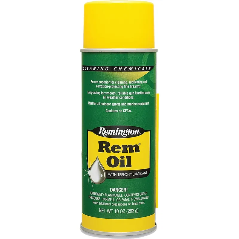 Rem Oil 10 Ounce Aerosol Spray Gun Lubricant For Firearms Maintenance