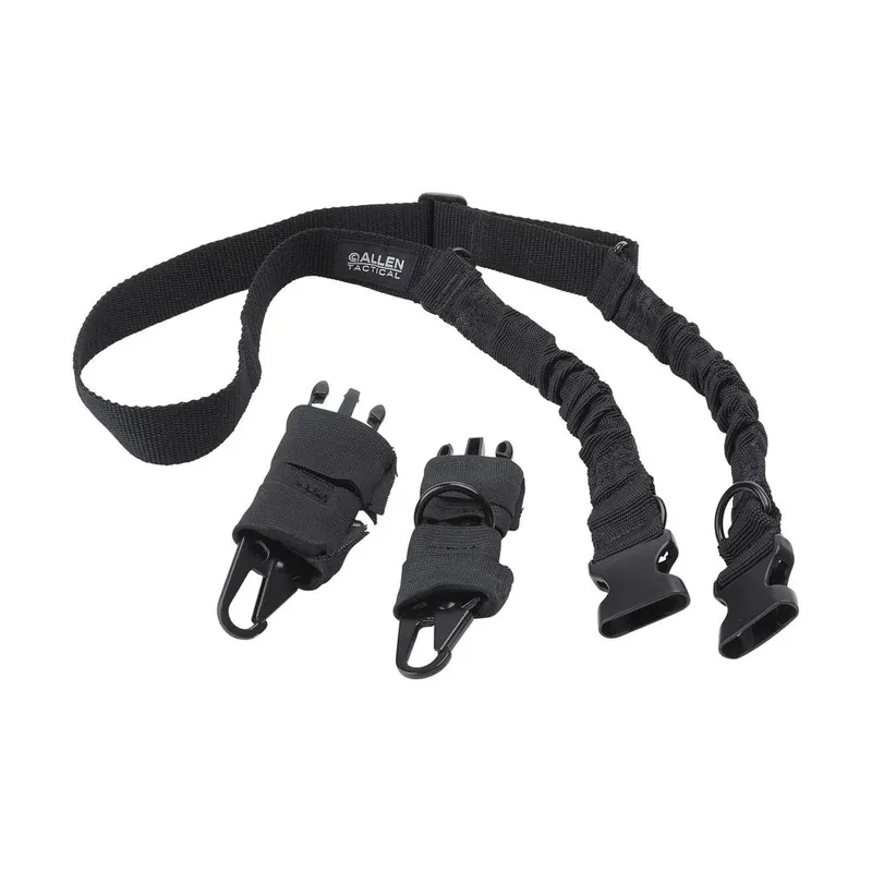 Buckley Tactical Sling, Black, Adjustable 50 In., Convertible Single To Two Point Attachment