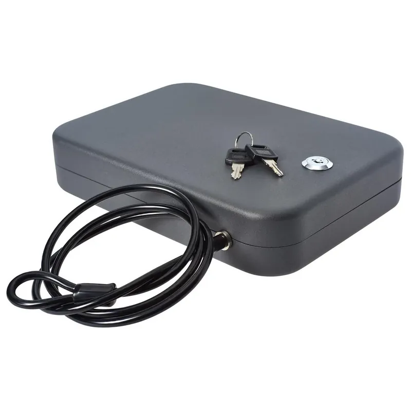 Xxl Lock Box With Keyed Lock And Security Cable - 8.5 In. X 11.5 In. X 2.5 In.