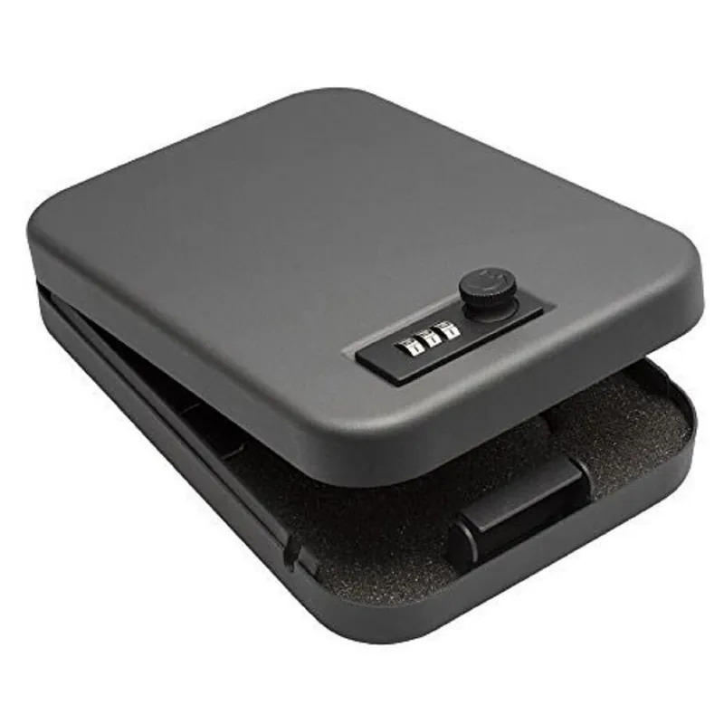 Large Lock Box With Combination Lock And Security Cable - Model 75230